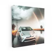 Toyota Prius in Cloudy Weather - Efficient and Reliable