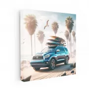 Toyota Sequoia Adventure on Beach - Rugged and Reliable SUV