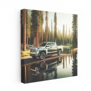 Toyota Tundra by Lake - Rugged and Reliable Adventure Truck
