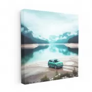 Volkswagen Atlas by Lake - Adventure Awaits