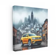 Volkswagen Atlas in Cloudy Weather - Rugged and Reliable SUV