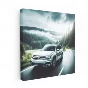 Overcast Weather Volkswagen Atlas - Stylish and Sturdy SUV