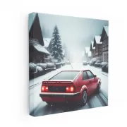 Volkswagen Corrado in Snowfall: Iconic and Sporty Design
