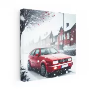 Volkswagen Corrado in Snowfall - Stylish and Sporty Classic