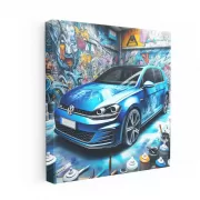 Volkswagen Golf GTI Sporty Paint – Dynamic Style