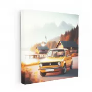 Vintage Style Volkswagen Golf - Classic Elegance on Wheels