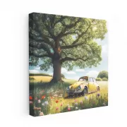 Vintage Volkswagen Retro in Nature - Embrace Classic Adventure