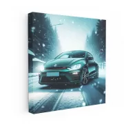 Volkswagen Scirocco R in Snowfall - Performance Meets Elegance
