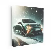 Volkswagen Scirocco R in Snowfall: Power Meets Elegance