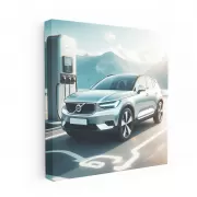 Volvo C40 Recharge Parking - Stylish Electric Elegance