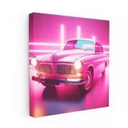 Retro Volvo Neon: Classic Charm, Timeless Drive