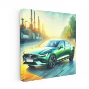 Volvo S60 in Impressionism Style - Elegance Meets Innovation