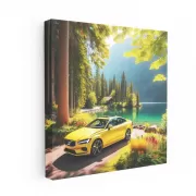 Volvo S60 at Lake - Luxury and Performance in Harmony