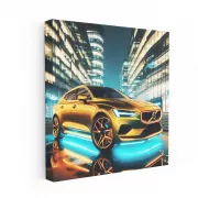 Neon Volvo V40 - Sleek and Stylish Ride