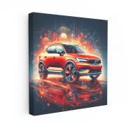 Volvo XC40 Abstract Design - Stylish and Sophisticated