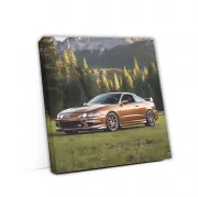 Brown Acura Integra Type R in Park - Speed Meets Style