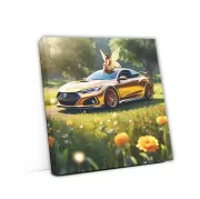 . Golden Acura Integra Type R: Dream Machine with Flair