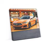 Orange Acura TLX Type S: Cool as Ice Cream, Bold and Fast