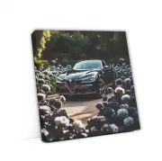 Alfa Romeo Stelvio Quadrifoglio Amid Flowers - Power Unleashed