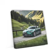 Green Alfa Romeo Stelvio Quadrifoglio in Park - Pure Power