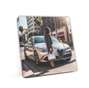 Silver Alfa Romeo Stelvio Quadrifoglio in LA - Power Meets Style