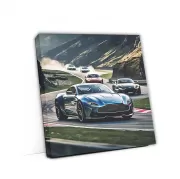 Aston Martin DB11 in Blue: Racing Elegance and Power