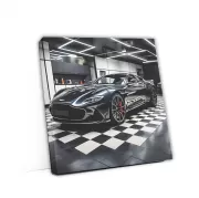 Black Aston Martin DBS Superleggera in Garage - Pure Elegance