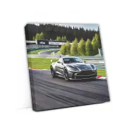 Aston Martin Vantage in Blue - Racing Elegance and Power