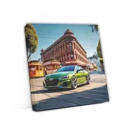 Audi RS5 in Green at San Francisco - Elegance Meets Power