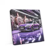 Purple Audi RS5 with Beer - Bold Elegance in Motion