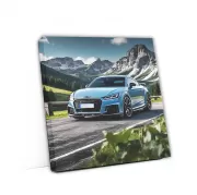 Audi TT RS in Blue at Scenic National Park - Fast and Fierce