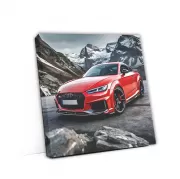Audi TT RS in Red - Mountain Adventure, Sporty Elegance