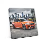 Vibrant Orange BMW M5 in Seattle, WA - Dynamic Elegance