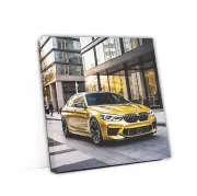 Yellow BMW M5 in Washington DC - Bold and Luxurious Ride