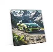 Green BMW M6 in Mountains - Blend of Power and Elegance