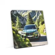 Verdant BMW X5 in Mountains - Power Meets Elegance