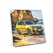 BMW X5 Yellow Beach Scenic Ride -  Luxury Adventure