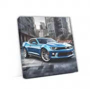 Blue Chevrolet Camaro SS - Icon of Power and Speed