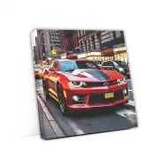 Red Chevrolet Camaro ZL1 in New York - Bold Powerhouse