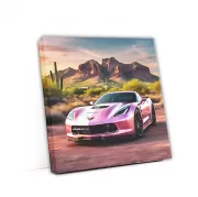 Pink Chevrolet Corvette Stingray in Phoenix - Bold Elegance