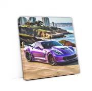 Striking Purple Chevrolet Corvette Z06 in San Diego: Power Unleashed