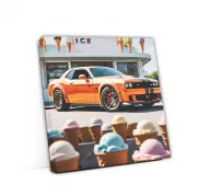 Orange SRT Hellcat Dodge Challenger - Beast on Wheels