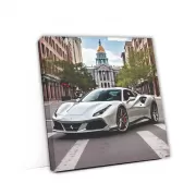 Silver Ferrari 488 GTB in Denver, CO - Speed Meets Elegance