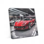 Ferrari 812 Superfast in Red: Bold Icon in Garage