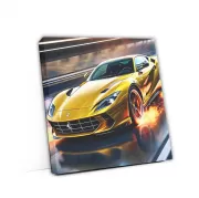Ferrari 812 Superfast Yellow Drift - Speed and Power Unleashed