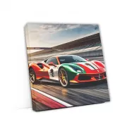 Ferrari F8 Tributo in Orange with Mexican Flag - Speed and Style