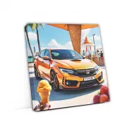 Honda Civic Type R in Orange - Smooth as Ice Cream