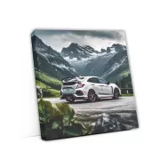 Silver Honda Civic Type R in Mountain - Performance Redefined