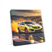 Honda Civic Type R Yellow Drift - Speed and Precision