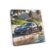 Sleek Black Honda NSX by Shore - Power Meets Elegance